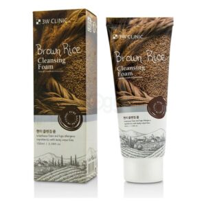 3w clinic brown rice foam cleansing foam-100ml